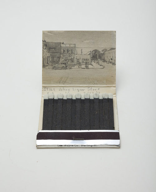 Google Street view match books by artist Krista Charles