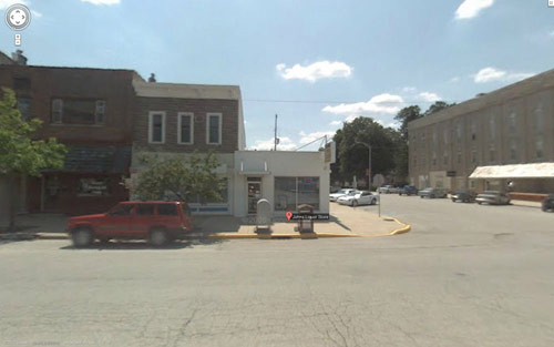 Google Street view match books by artist Krista Charles