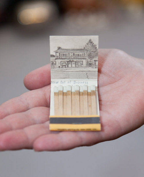 Google Street view match books by artist Krista Charles