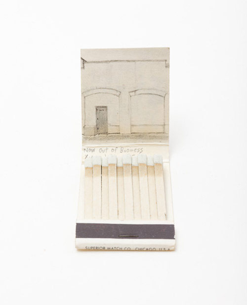 Google Street view match books by artist Krista Charles