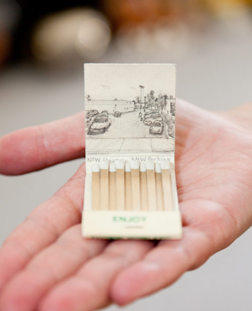 Google Street view match books by artist Krista Charles