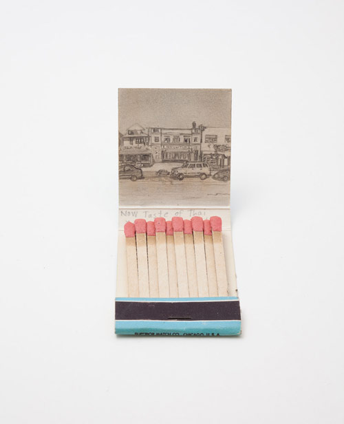 Google Street view match books by artist Krista Charles