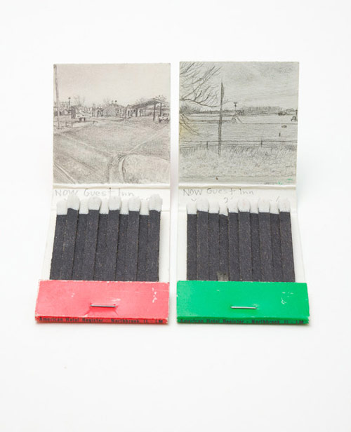 Google Street view match books by artist Krista Charles