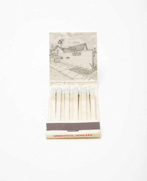 Google Street view match books by artist Krista Charles