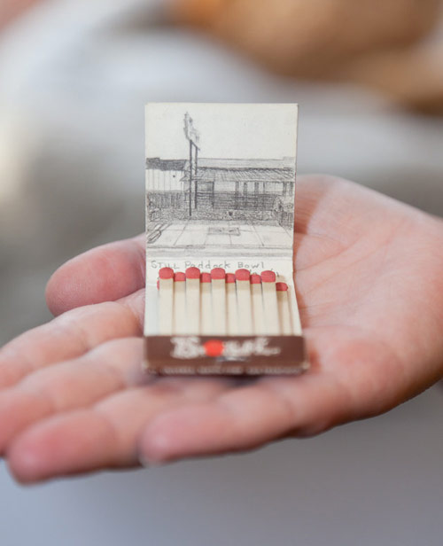 Google Street view match books by artist Krista Charles