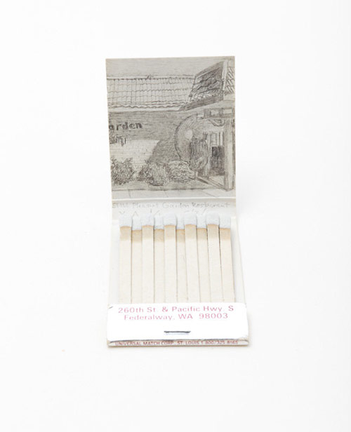 Google Street view match books by artist Krista Charles