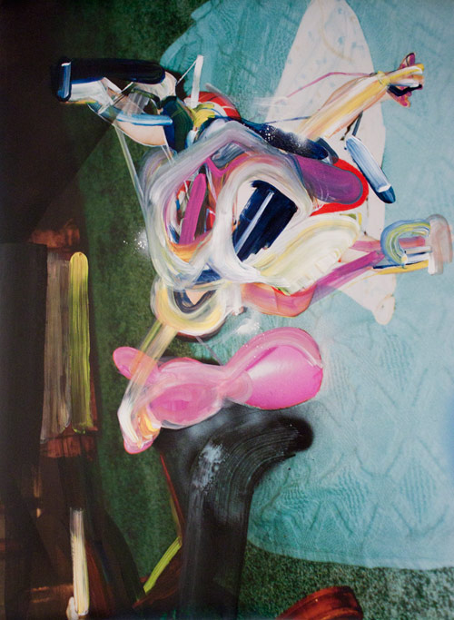 Paintings on photographs by Joshua Dildine