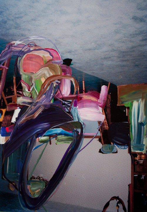 Paintings on photographs by Joshua Dildine