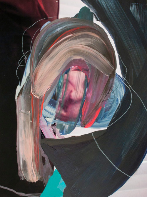 Paintings on photographs by Joshua Dildine