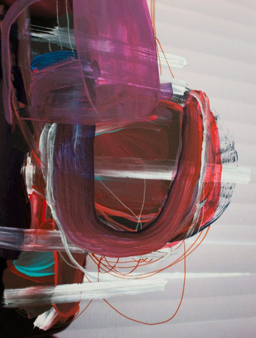 Paintings on photographs by Joshua Dildine