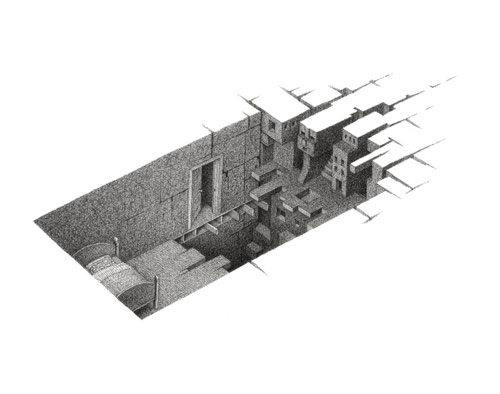 Drawings by artist Mathew Borrett