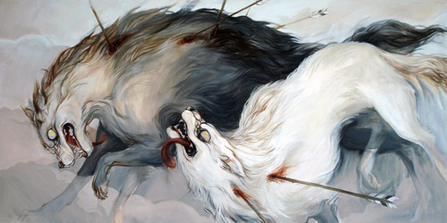 Drawings and paintings by artist Stephanie Brown