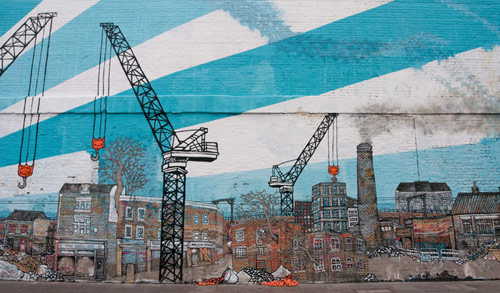 Things Change Large scale animation by artist Jo Peel