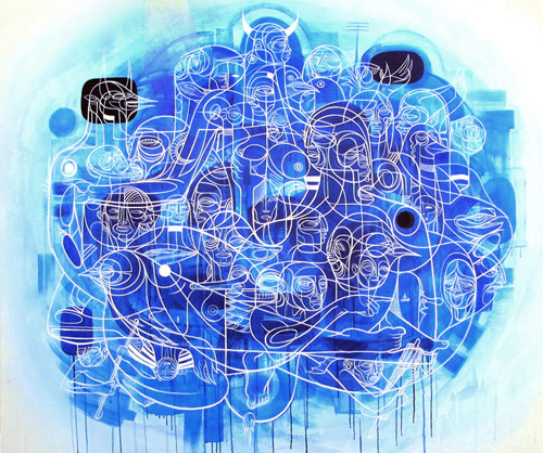 Artist painter Doze Green paintings