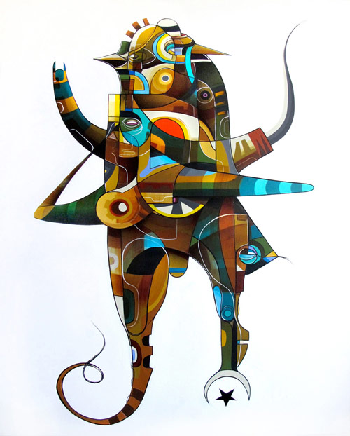 Artist painter Doze Green paintings