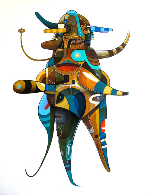 Artist painter Doze Green paintings