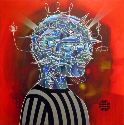 Artist painter Doze Green paintings