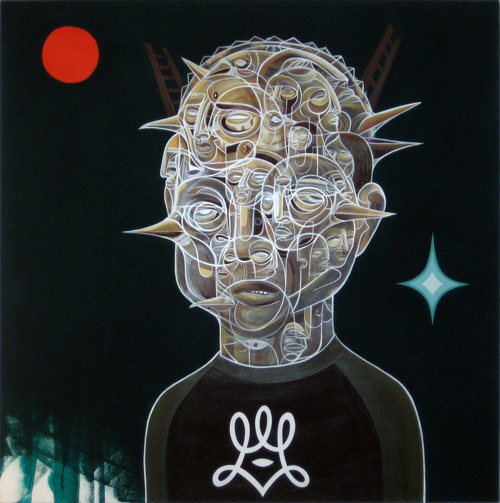 Artist painter Doze Green paintings