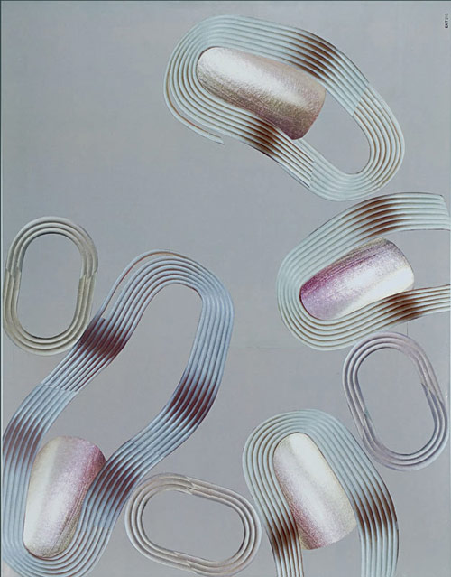 Collages by artist Nicole Wermers