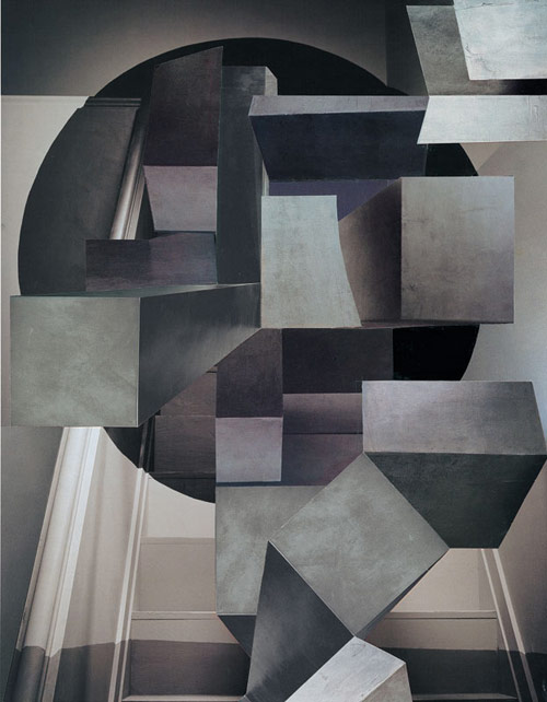 Collages by artist Nicole Wermers