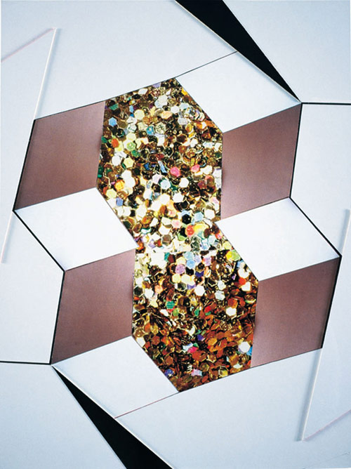 Collages by artist Nicole Wermers