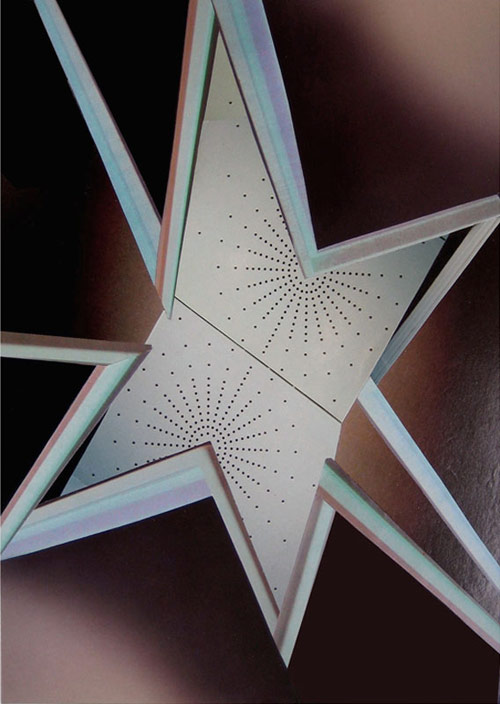 Collages by artist Nicole Wermers