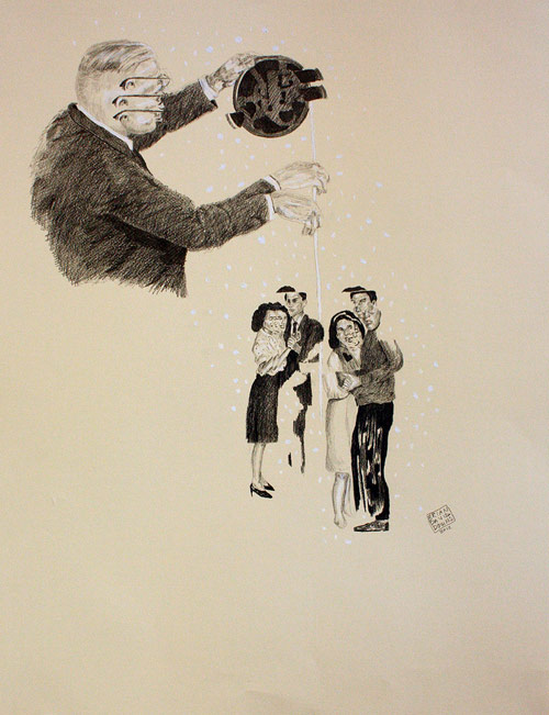 Drawings by artist Brian Downs