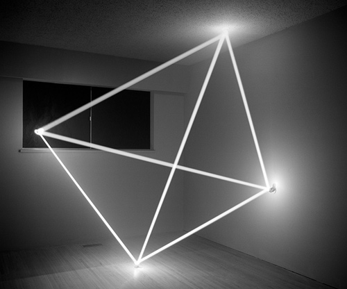 Trace Heavens light installations by artist James Nizam