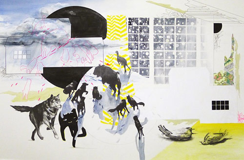 Drawings and paintings by artist Melissa Murray