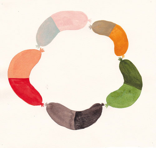 Drawings by artist Molly Rose Dyson