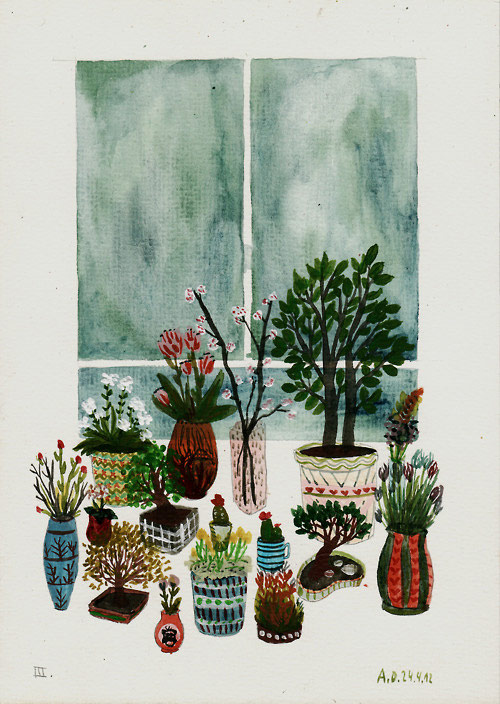 Drawings by illustrator Angela Dalinger