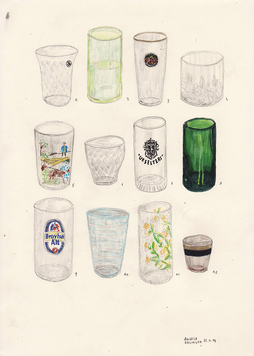 Drawings by illustrator Angela Dalinger