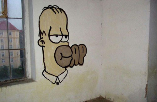 CAP Crew Against People graffiti