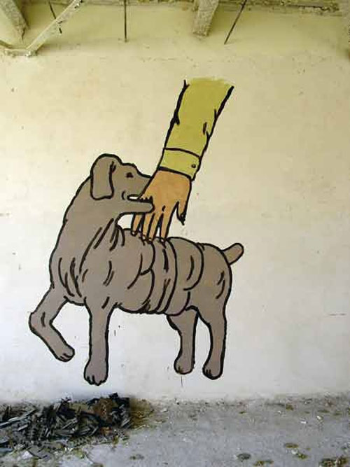 CAP Crew Against People graffiti