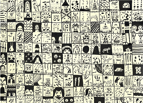 Drawings by artist James Ulmer