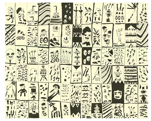 Drawings by artist James Ulmer