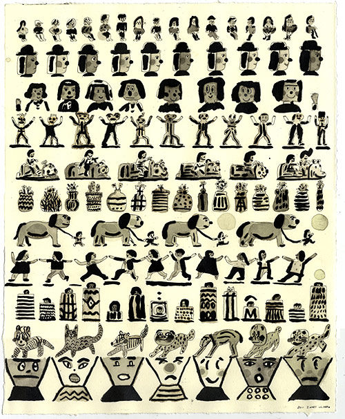 Drawings by artist James Ulmer