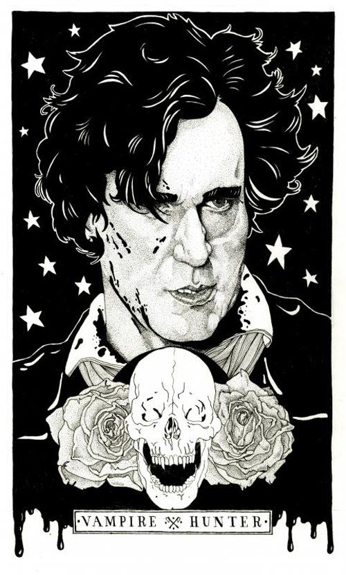 Abraham Lincoln Vampire Hunter illustration by Ramsey Chapman