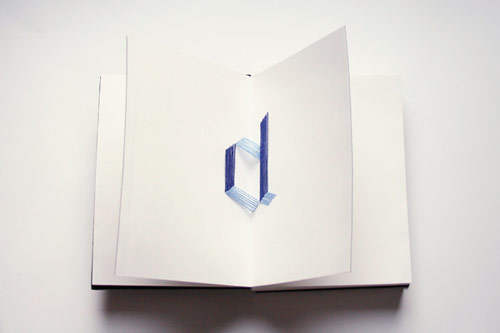 90º Typography Pop-Up Book