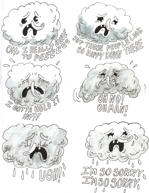 Comics and drawings by artist Krystal DiFronzo