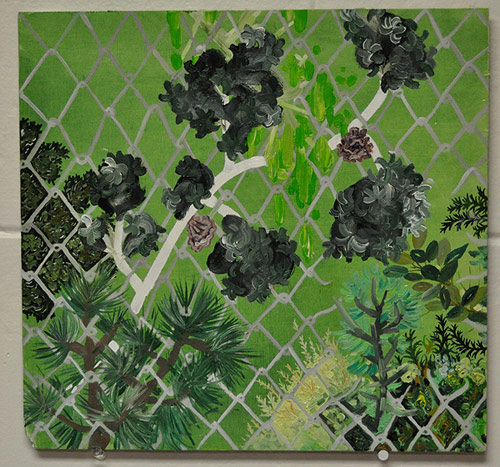 Mixed media drawings by artist Megan Diddie