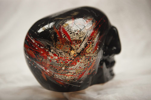 Artist painter Meggs at white walls gallery sf