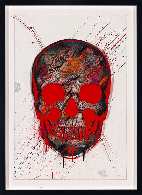 Artist painter Meggs at white walls gallery sf