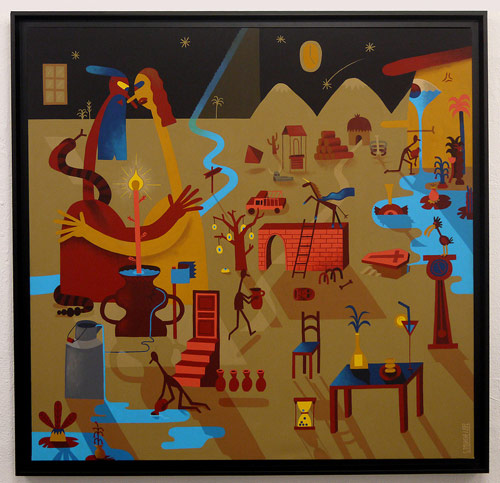 Drawings by artist Sebastien Touache