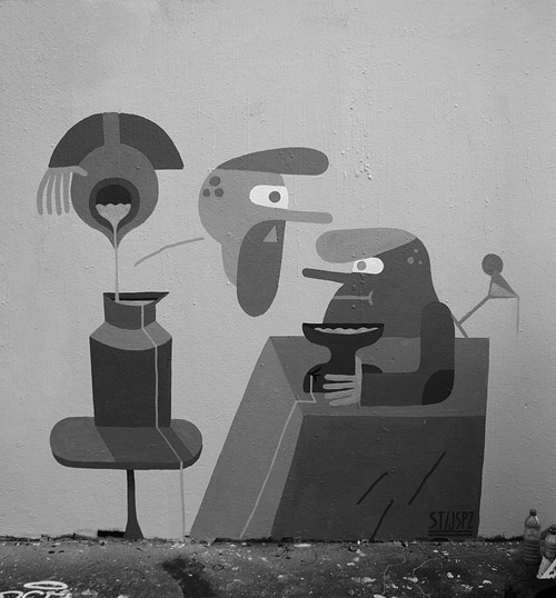 Drawings by artist Sebastien Touache