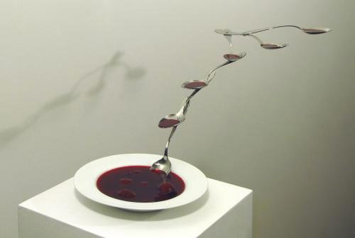 Sculptures by artist Adam Niklewicz