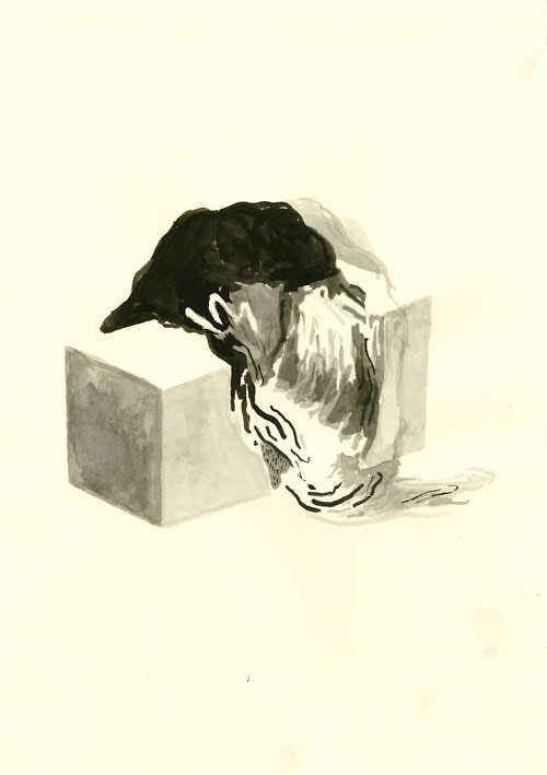 Drawings by artist Stephan Dybus Malblock