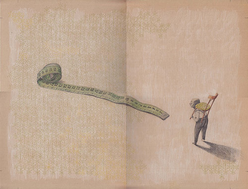 Drawings by artist Joanna Concejo