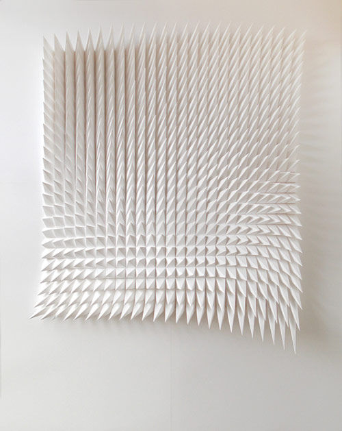 Paper works by artist Matthew Shlian