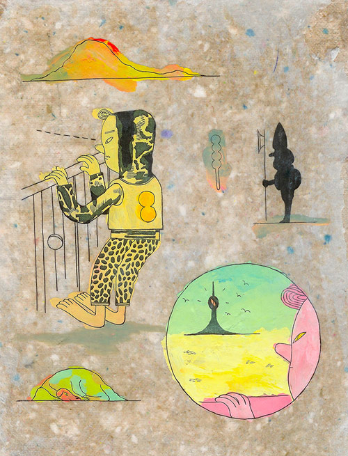 Drawings by artist Patrick Kyle